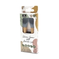 Cucchiaini in Silicone con Bambù - 2pz GREY /confezione/